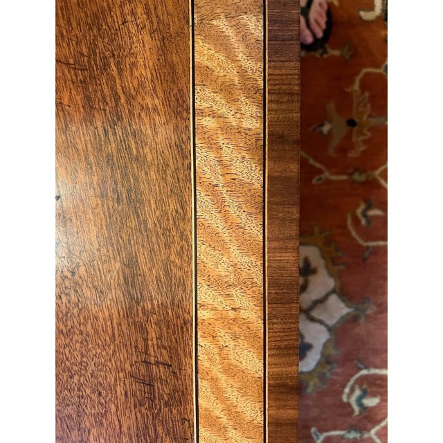Henredon Henredon Large Mahogany Coffee Table For Sale - Image 4 of 10