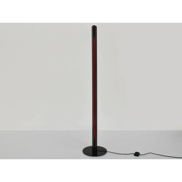 Italian Black Metal Luminators by Alessandro Mendini, 1980, Set of 2, in Very Good conditions. Designed 1980 to 1989 This...