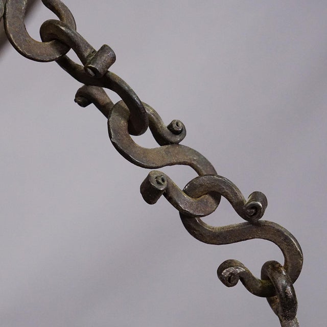 Wooden Carved Lusterweibchen of a Medieval Noble Lady Ca. 1900 For Sale - Image 11 of 12