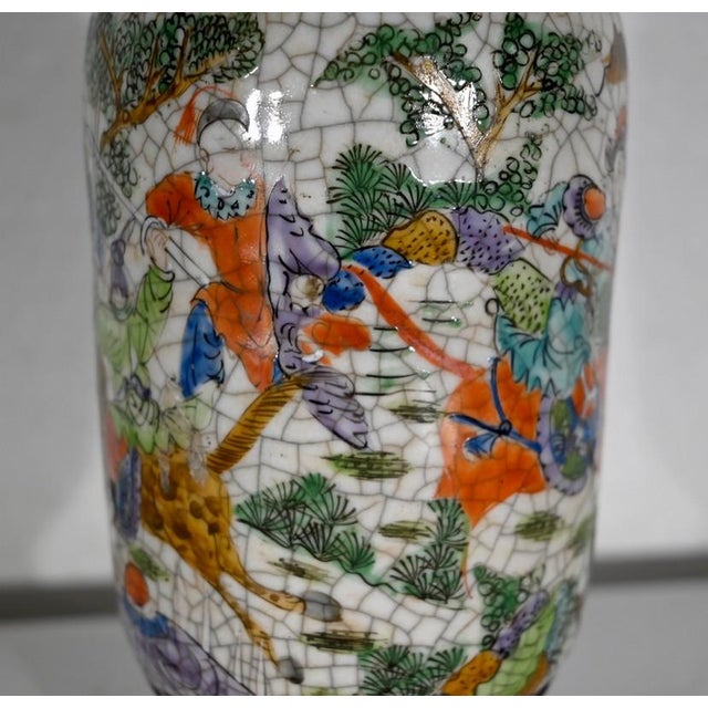 19th Century Crackled Earthenware Vase, Nanjing, China For Sale - Image 11 of 18