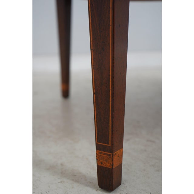 Kindel Winterthur Round Inlaid Coffee Table For Sale - Image 9 of 14