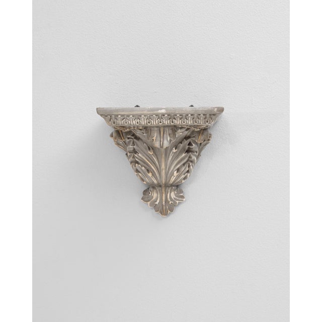 1900s French Plaster Pedestal Shelf For Sale In Greensboro - Image 6 of 18