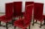 Antique French Louis XIII Style Maple Dining Chairs in Red Velvet - Set of 10 For Sale - Image 18 of 18