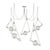 Saturn Suspension Lamp Handmade by Creativemary For Sale - Image 13 of 18