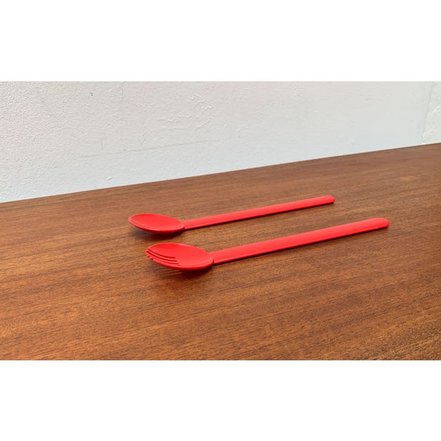 Postmodern Minimalist Swiss Salad Servers, Set of 2 For Sale - Image 14 of 17