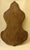 A stunning, authentic antique French Provincial curvilinear backing plaque meticulously hand-carved from solid hardwood....