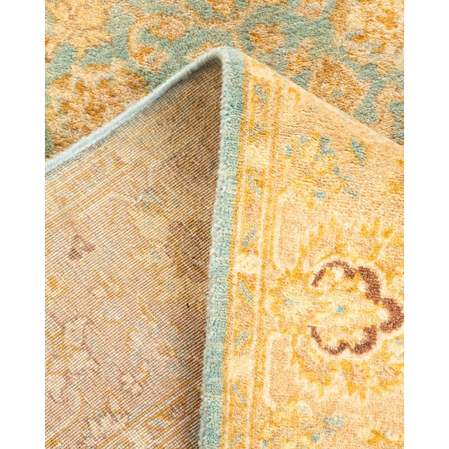 Mogul Hand-Knotted Area Rug - Light Blue, 3' 2" x 6' 8" For Sale In New York - Image 6 of 8