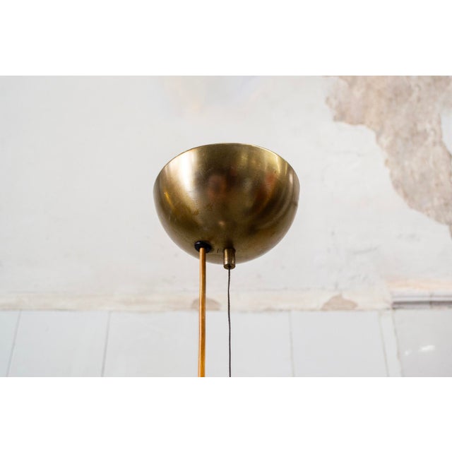 Mid-Century Modern Model 1238 Pendant Lamp in Aluminum and Glass from Stilnovo, Italy, 1960s For Sale - Image 3 of 6