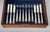 Walker & Hall Late 19th Century Victorian English Wooden Box With a Complete Silver-Plated Flatware - 48 pcs For Sale - Image 4 of 18
