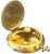 Fornasetti Vintage Mid-Century Brass Covered Ashtray With Sunburst Cigarette Rests & Cross Handle For Sale - Image 4 of 8