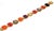Kabana Spiny Oyster MOP Diamond 14k Yellow Gold Round Button Link Bracelet For Sale - Image 4 of 5