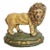 Vintage Cast Iron Heavy Whimsical Lion Door Stop For Sale