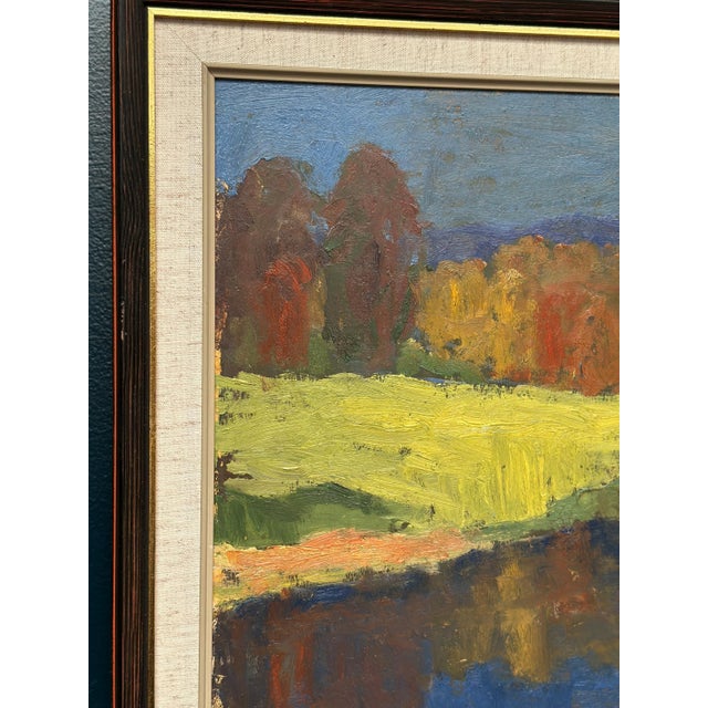 Svän Grandin, Autumn Reflections, 1960s, Oil on Panel, Framed For Sale - Image 17 of 18