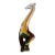 14” Italian Sommerso Art Glass Giraffe – Formia / Salviati Era Thick-Gauge For Sale