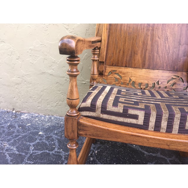 19th Century Convertible Pair of Monk's Chair or End Table, Foldable Armchair For Sale - Image 12 of 18