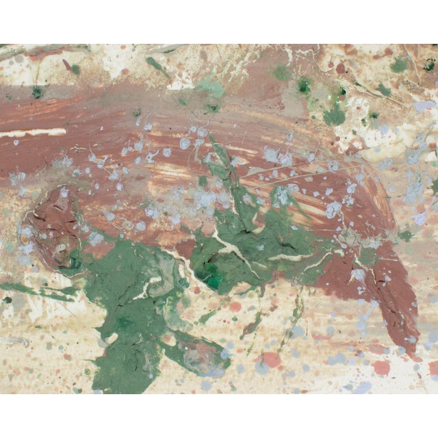 1980s Abstract Acrylic Landscape by Harry Hilson For Sale - Image 4 of 8