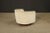 Barrel-Back Swivel Club Chair W Walnut Base in the Style of Milo Baughman, 1970s For Sale - Image 10 of 17