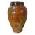 Vintage Weller Louwelsa Hand Painted Grape & Vine Decorated 8" Art Pottery Vase For Sale