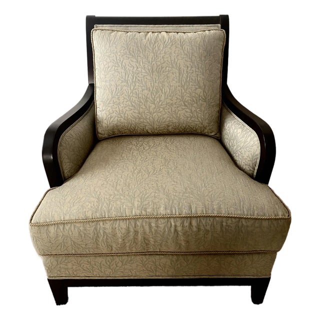 Ethan Allen Vintage Neoclassical Upholstred Accent Chair Mint Condition For Sale