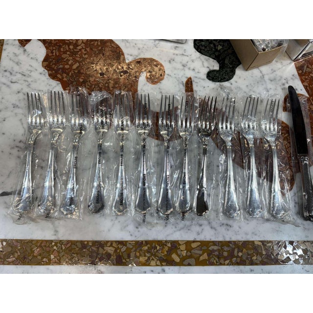 Contours Forks and Knives from Ercuis, Set of 24 For Sale - Image 3 of 11