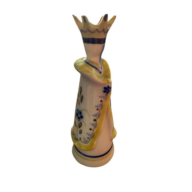 Vintage Viana Portuguese Porcelain Chess Set, 1970, Set of 33 For Sale - Image 10 of 18