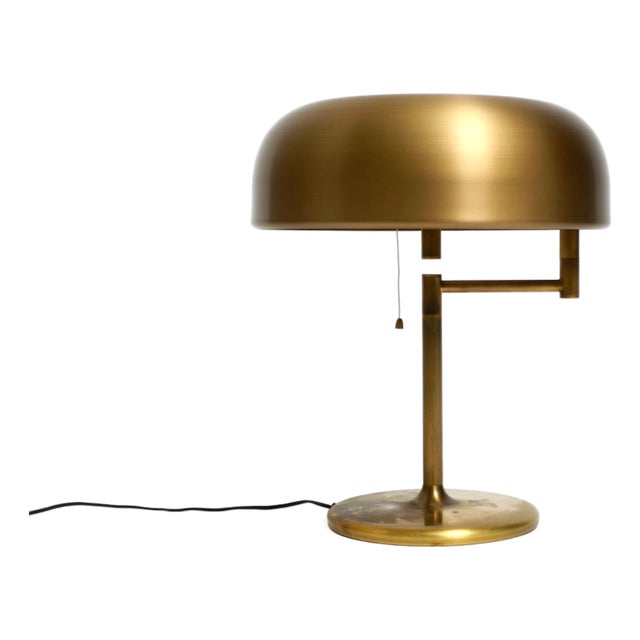 Brass Table Lamp with Swivel Joint from Staff Leuchten, 1960s For Sale