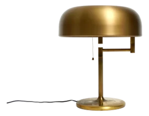 Brass Table Lamp with Swivel Joint from Staff Leuchten, 1960s