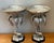 Vintage Engraves PalmTree Epergenes - A Pair For Sale - Image 10 of 12