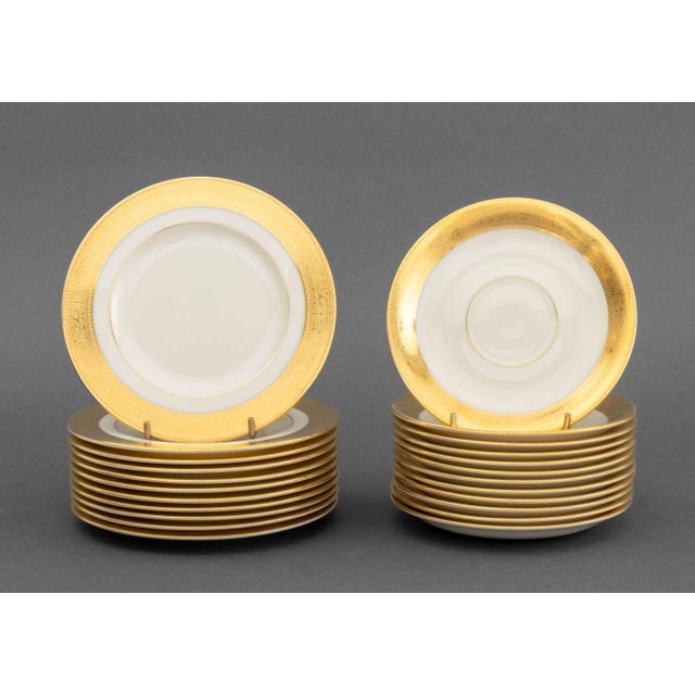 Metal Late 20th Century Lenox "Westchester" Porcelain Service, 72 Pcs. For Sale - Image 7 of 15