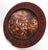 Large Hand-Painted Wall Charger Plate Depicting Roman Battle with Semi Nude Sabine Woman, 1866 For Sale - Image 4 of 18
