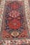 Antique Persian Kurdish Rug With Medallion Design in Blue, Red, and Ivory For Sale In Atlanta - Image 6 of 13