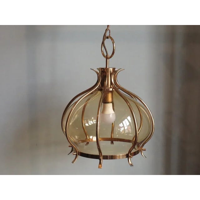 Hollywood Regency Pendant, 1970s For Sale - Image 4 of 11