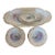 1960s Limoges Hand-Painted Porcelain French Dishware- 13 Pieces For Sale
