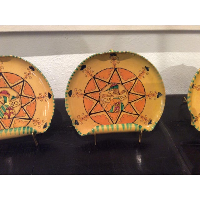 Tea Set In Hand Decorated Ceramic For 12 Persons, 1950s, Set of 28 For Sale - Image 11 of 17