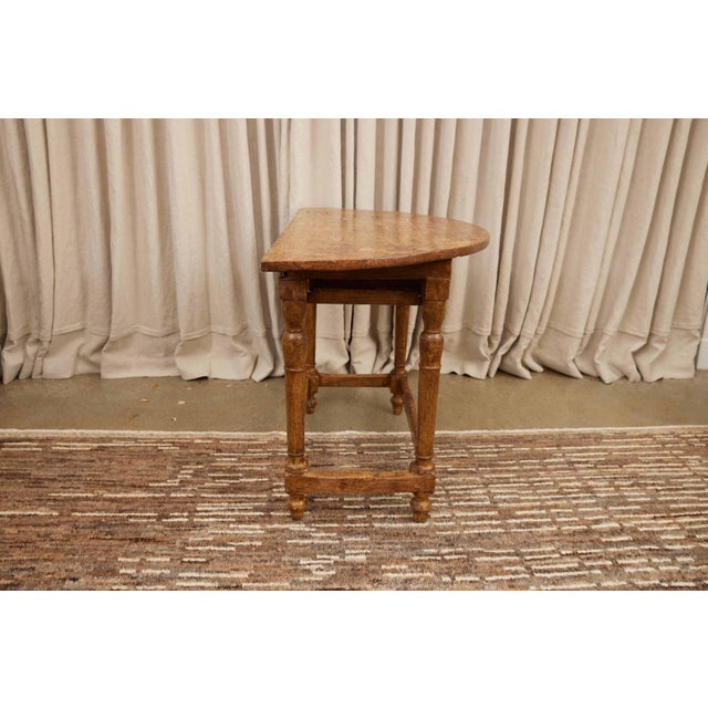 French Demilune Table 19th Century For Sale In Los Angeles - Image 6 of 12