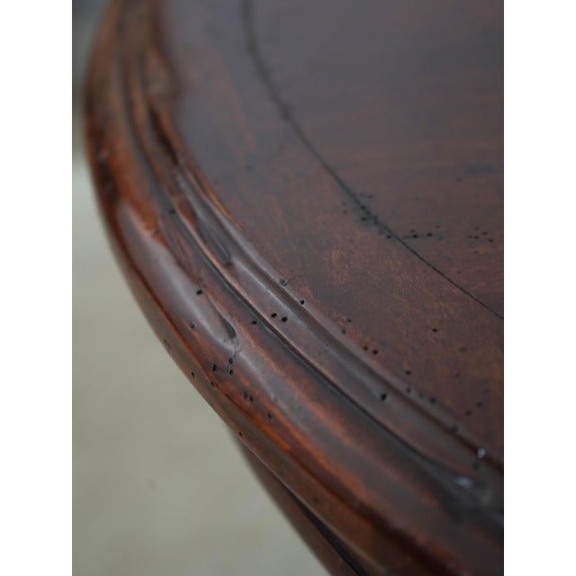 1990s Guy Chaddock Attributed Small Round Dining Table For Sale - Image 5 of 13