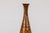 Ceramic Textured Two-Tone Brown Tall Vase with Narrow Mouth, Elegant Home Decor For Sale - Image 7 of 12