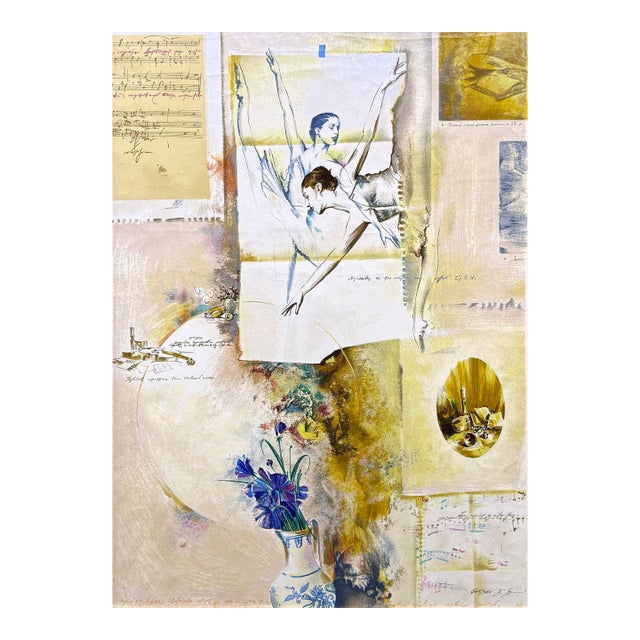Michael Gorban, Pavlova, Hand Signed Giclee on Canvas, Edition of 98, 33 X 24 In. Stretched For Sale