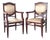 19th Century Regency Pair of Armchairs in Mahogany Influenced Art Deco Style For Sale