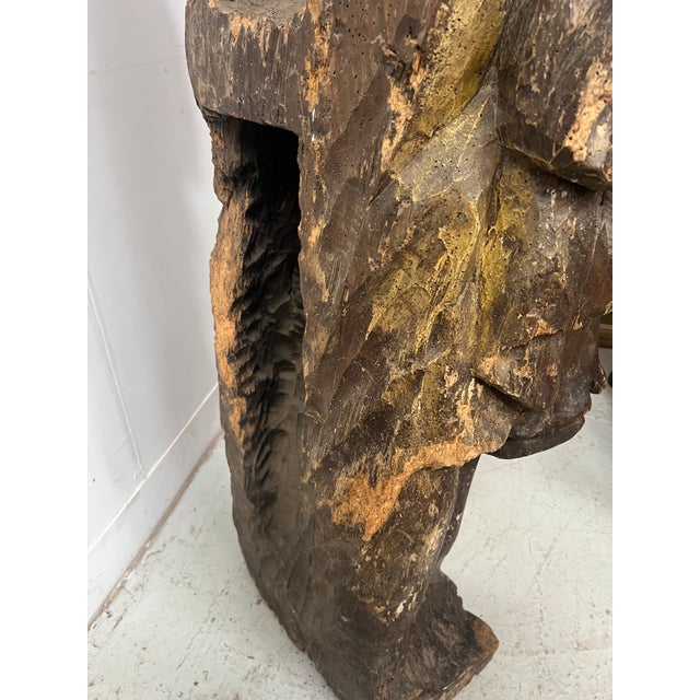 Saint Anne, 1500s, Carved and Polychrome Wood For Sale - Image 10 of 18