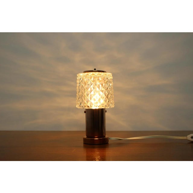 1970s Mid-Century Table Lamp from Kamenicky Senov, Preciosa, 1970s For Sale - Image 5 of 7