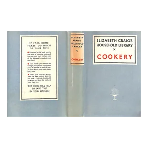 "Cookery X Elizabeth Craig's Household Library" 1950 Craig, Elizabeth