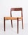 Model 75 Dining Chairs in Teak and Paper Wicker by Niels O. Møller for J.L. Møllers, 1960s, Set of 5 For Sale - Image 3 of 12