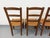 Vintage Brutalist Chairs in Wood and Straw, 1960s, Set of 4 For Sale - Image 10 of 18