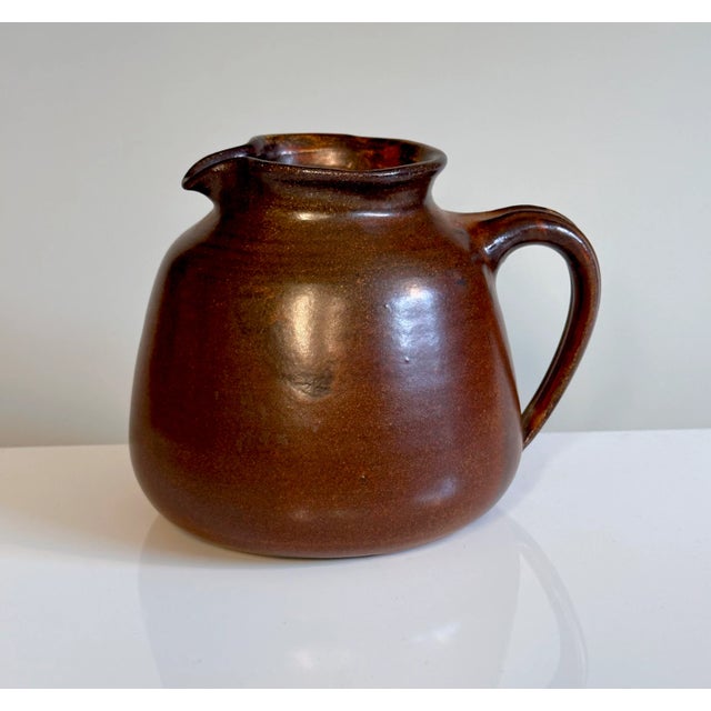 Studio Ceramic Art Jug by Elmar & Elke Kubicek, 1960s For Sale - Image 14 of 17