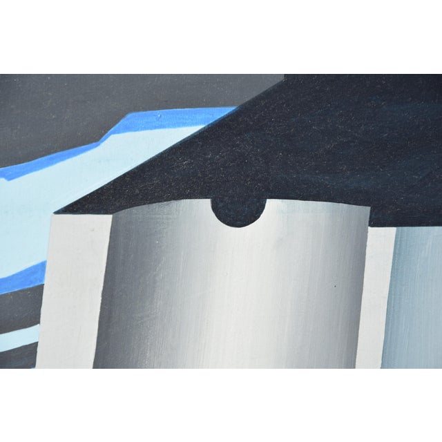 Otto Mindhoff, Experimental Station (1978), 1978, Acrylic on Hardboard For Sale - Image 11 of 13