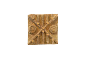 Vintage African Square Bronze Coin