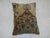 Persian Rose and Khaki Persian Kerman Rug Pillow For Sale - Image 3 of 5