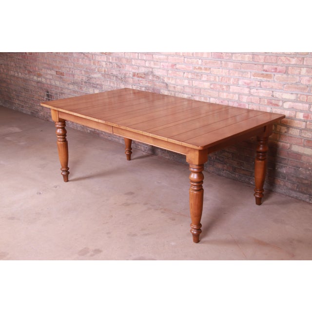 Ethan Allen Maple Harvest Farm Table Chairish