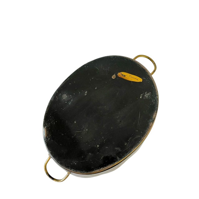 Antique French Black and Gold Toleware Monteith Cachepot Bowl Jardiniere For Sale - Image 10 of 16